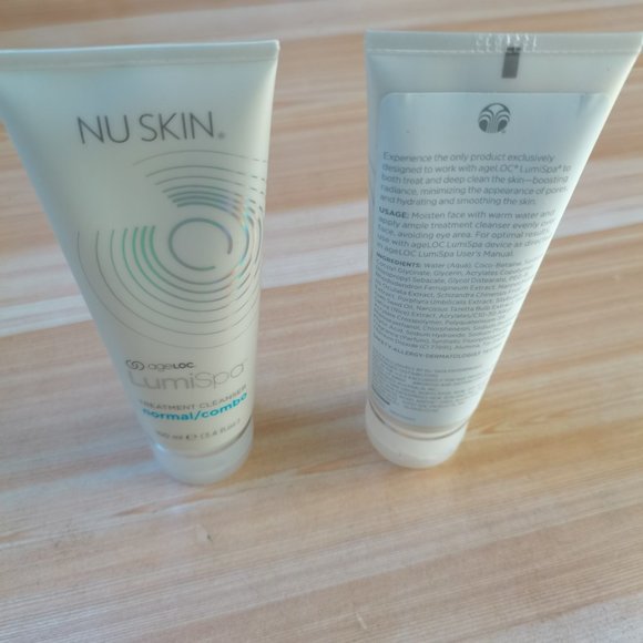 2 tubes of Nuskin Lumispa Treatment Cleanser Gel normal Skin for ageLOC Lumi#146 - Picture 1 of 4